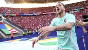 Ekstase bei Marko Arnautovic und Co. (Bild: GEPA/GEPA pictures)