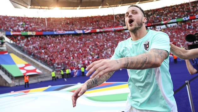 Ecstasy for Marko Arnautovic and Co. (Bild: GEPA/GEPA pictures)