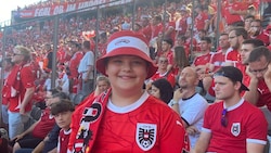 Der 11-jährige Levi erlebte beim Match gegen Holland ein Fußball-Märchen. (Bild: Matthias Mödl)