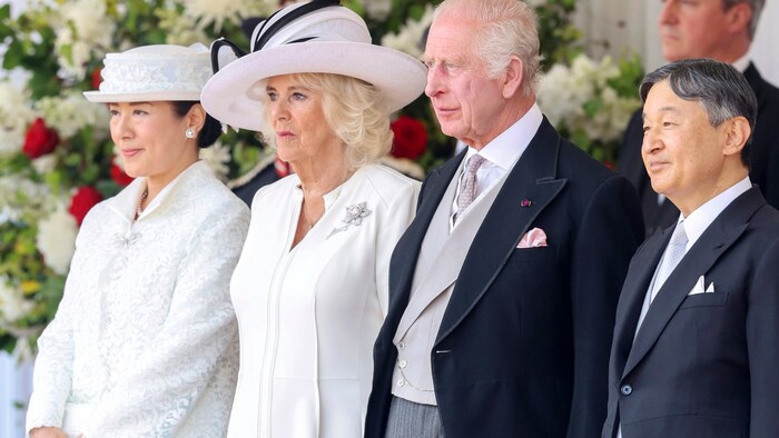 Camilla királynő és Károly király Londonban fogadta Maszako császárnőt és Naruhito császárt.
