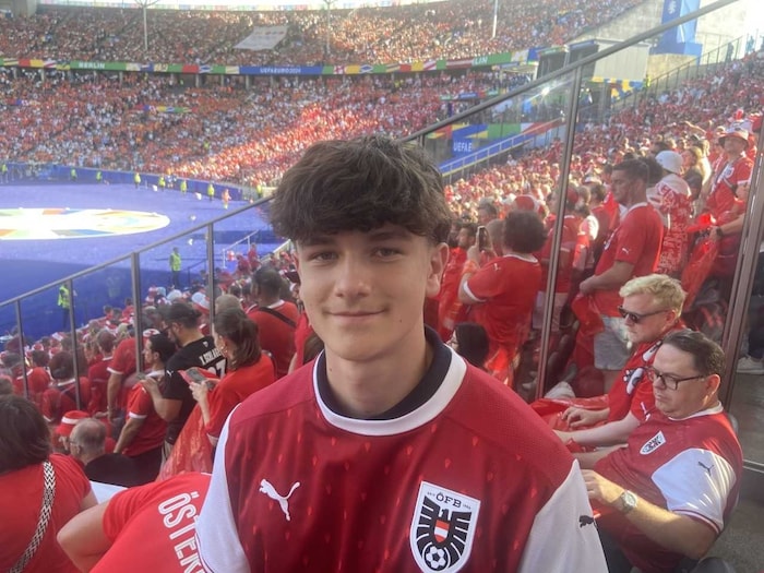 „Krone“-Gewinner Sebastian war begeistert von der Atmosphäre im Stadio.