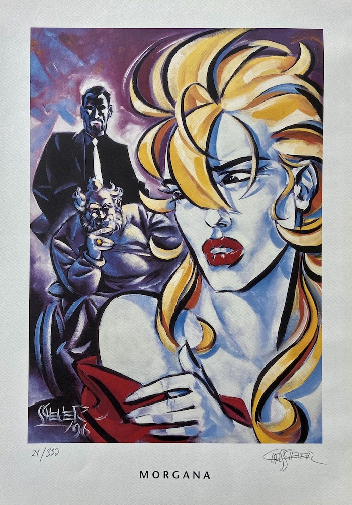 Cover des Comic-Buchs „Morgana“