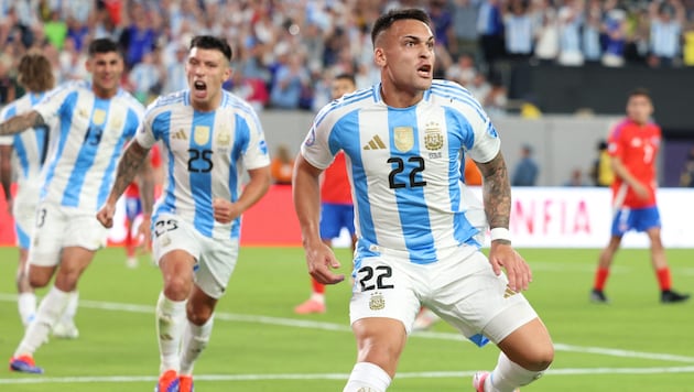 Immerhin: Wenn die Argentinier gespielt haben, ist das Fan-Interesse durchwegs groß gewesen ... (Bild: AFP)