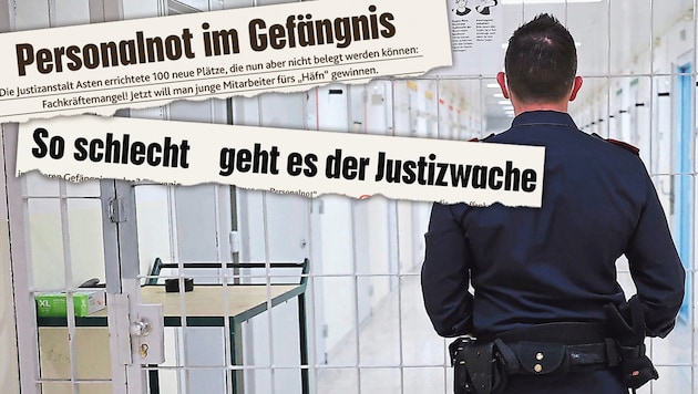Staff shortages and outdated structures leave many officers helpless. The mood is heading for rock bottom. (Bild: Krone KREATIV/Reinhard Holl)