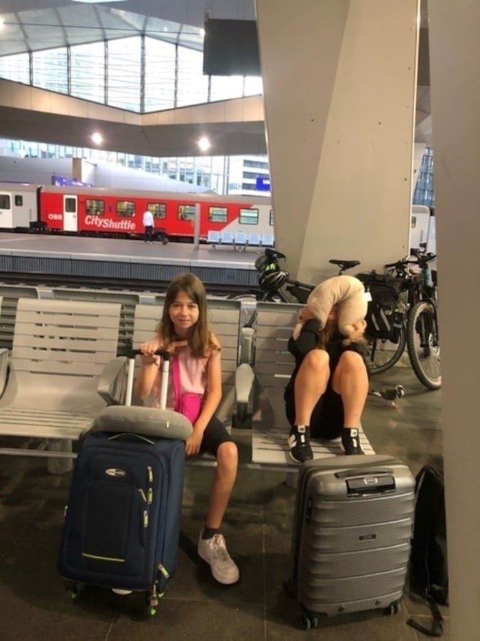 When they left Vienna, they were still looking forward to the game.