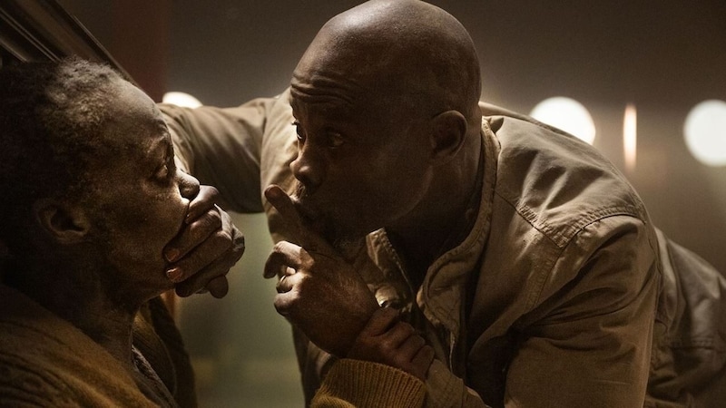 „Pssscht“: Hollywood-Schauspieler Djimon Hounsou in dem Prequel „A Quiet Place: Tag eins“.  (Bild: Paramount Pictures)