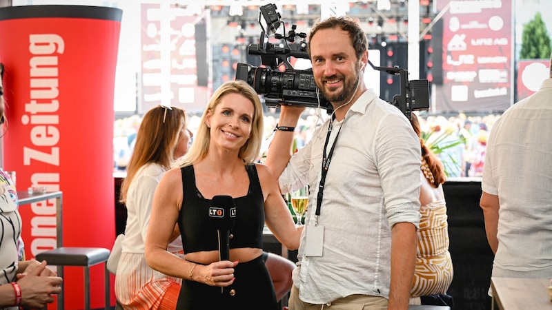 The team from LT1 will provide insights into the TV action. (Bild: Markus Wenzel)