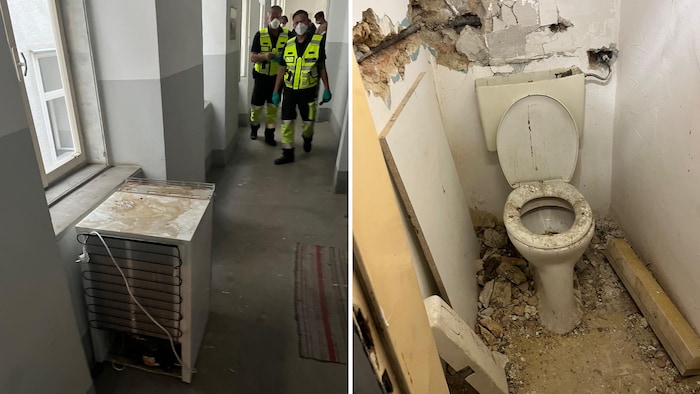 Unzählige massive Schäden wurden bei einer Kontrolle in dem Haus entdeckt. 