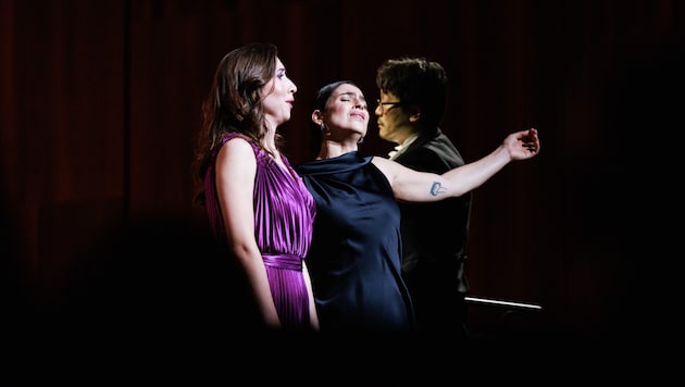 World star in Linz: Lithuanian soprano Asmik Grigorian (center) (Bild: PHILIP BRUNNADER)