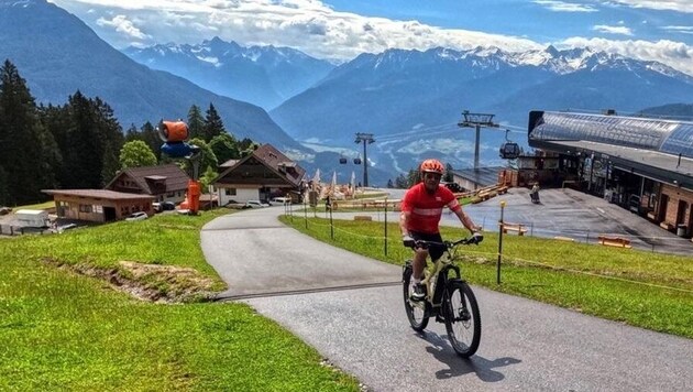 Franz Posch bei der Bergstation der Bergbahn Hoch-Imst.  (Bild: Toni Silberberger)