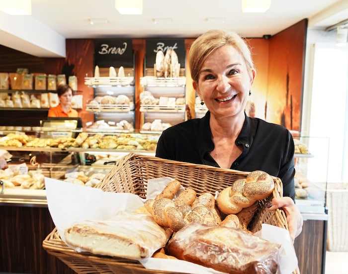 Anita Madenberger and her traditional bakery sell an additional 15,000 rolls during Formula 1 ...