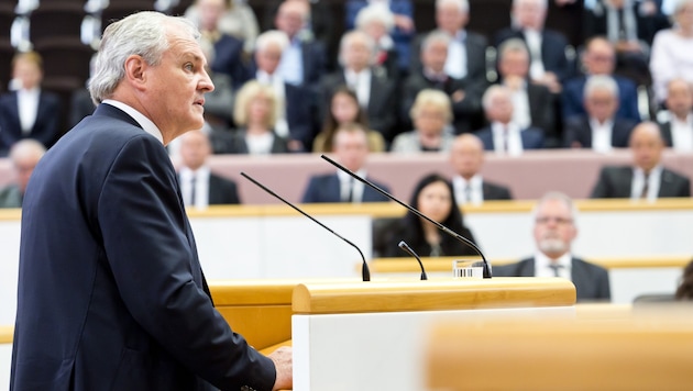 Harald Sonderegger (ÖVP) dürfte wohl Landtagspräsident bleiben. (Bild: Mathis Fotografie)