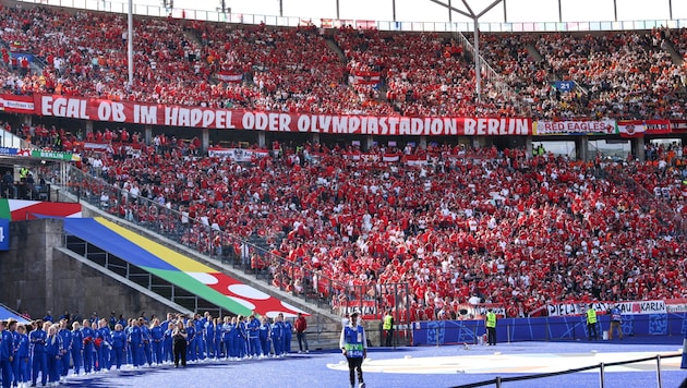 Auch in Leipzig werden zahlreiche ÖFB-Fans mit dabei sein. (Bild: GEPA pictures)