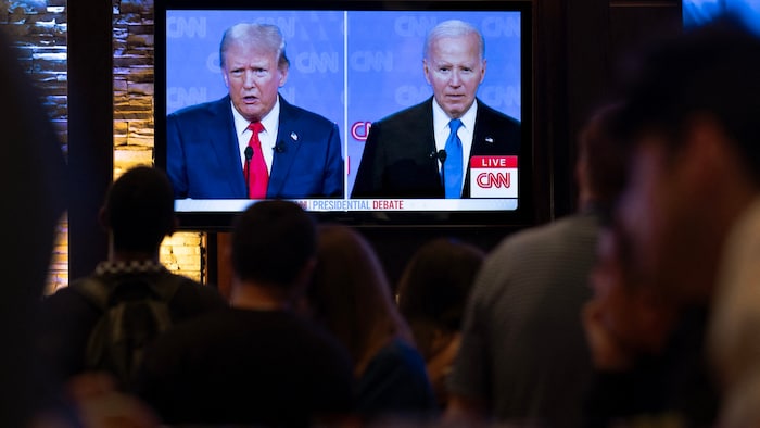 Beim TV-Duell auf CNN schnitt der amtierende US-Präsident Biden nicht sonderlich gut ab.