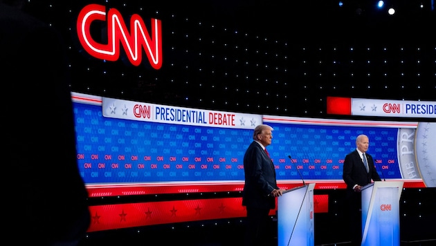Trump hat das erste TV-Duell gewonnen. (Bild: Getty Images/Andrew Harnik)
