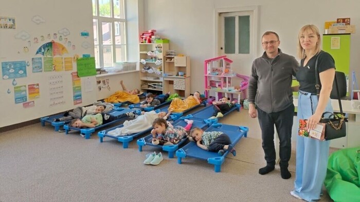 Help for children from Mariupol: Yuliia Malchevska in the shelter for families from Mariupol ...