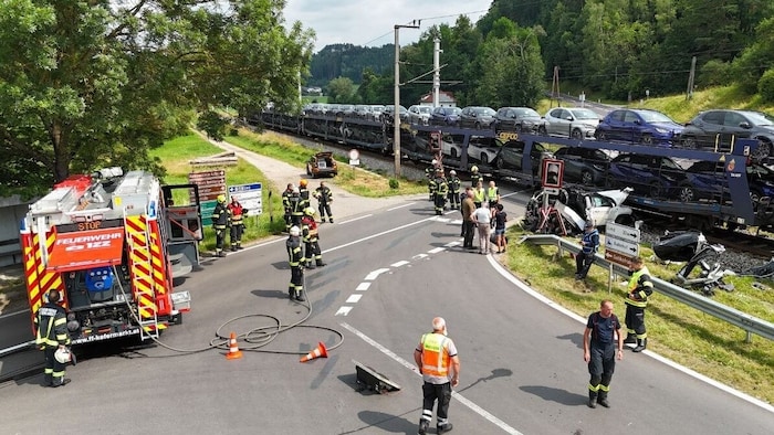 Insgesamt vier Feuerwehren waren vor Ort im Einsatz