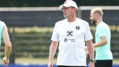 Beim Training von ÖFB-Teamchef Ralf Rangnick fehlte ein Abwehr-Quartett. (Bild: GEPA pictures)