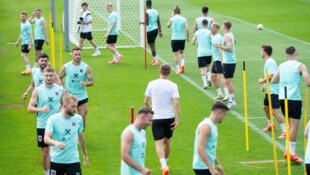 Österreichs Nationalteam rüstet sich fürs Achtelfinale gegen die Türkei.