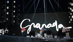 Vor zwei Wochen noch am Nova-Rock – heute in Hallein: Die steirische Band Granada. (Bild: EVA MANHART)