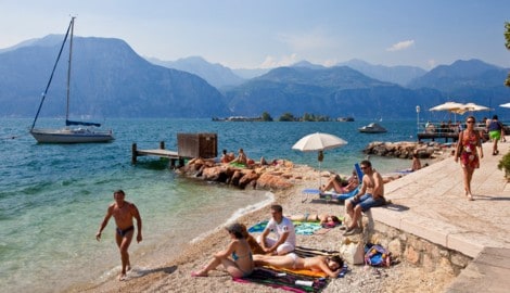 Die Sperre betrifft ein etwa 20.000 Quadratmeter großes Gebiet am Gardasee. (Symbolbild)