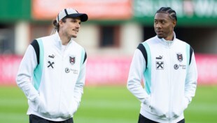 Auch Marcel Sabitzer (links) schätzt die Anwesenheit von David Alaba. 