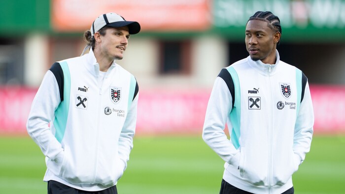 Marcel Sabitzer (links) und David Alaba