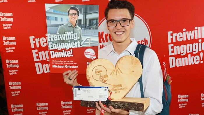 Michael Griesser wurde in der Kategorie „Unter 25“ geehrt!