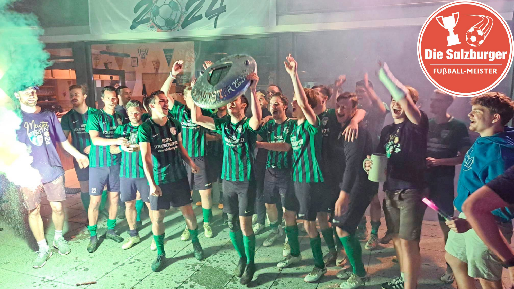 23/24 the Mühlbach team finally won the title in the 2nd class south. (Bild: zVg)
