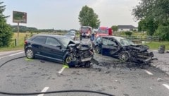 Bei dem Unfall wurden zwei Personen schwer verletzt und vier weitere Insassen leicht. (Bild: DOKU-NÖ/DOKU-NÖ / Pflügl)