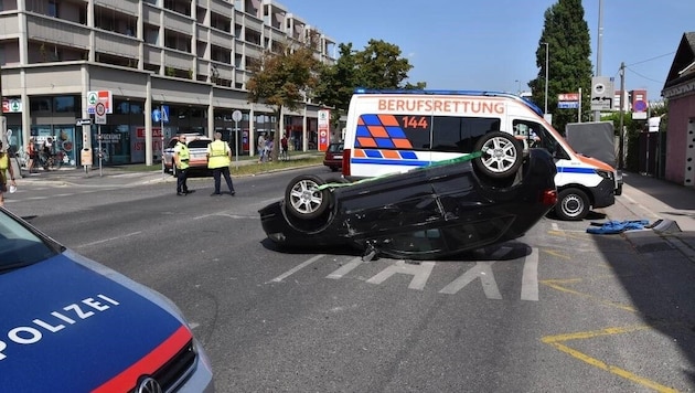 The 70-year-old had not maintained a sufficient safety distance (Bild: LPD Wien)