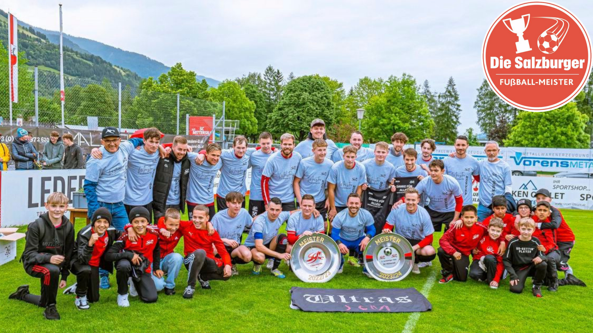 Mittersill's footballers stormed to the title and thus into the 1st national league. (Bild: SC Mittersill/Zeljko Brcina)