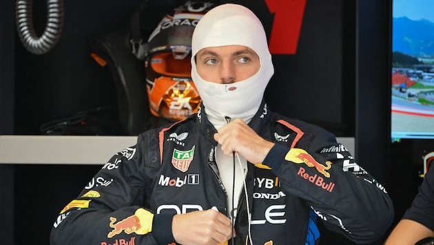 Max Verstappen only finished fifth in the end. (Bild: AFP/APA/Jure Makovec)