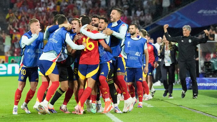 Rodri caused jubilation among the Spaniards.