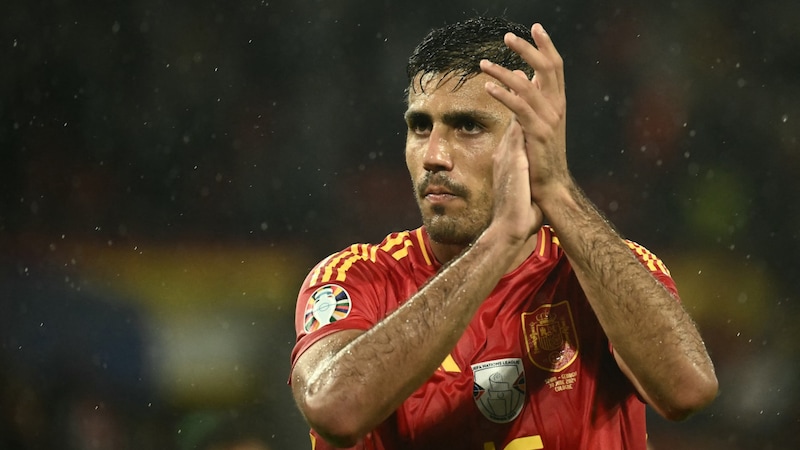 The Spanish European champion Rodri (Bild: AFP/APA/Angelos Tzortzinis)