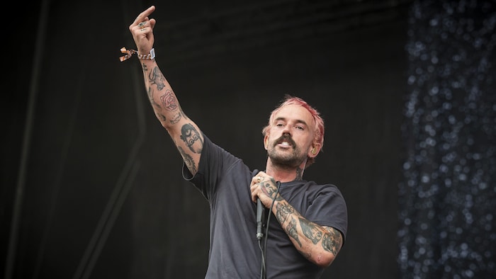 Always a bank live: nobody can fool the British post-punk collective Idles on stage.