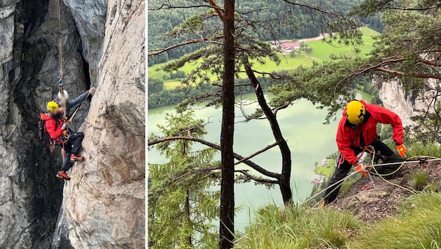 Am Klettersteig Reintalersee kam es am Sonntag zu dem Einsatz. (Bild: ZOOM Tirol)