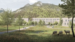 Das neue Leitspital in Stainach-Pürgg (Bild: ARGE Maurer Franz Sue)