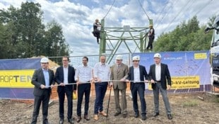 Am Montag erfolgte der Startschuss für den Bau der neuen 110-kV-Leitung der Netz Burgenland.