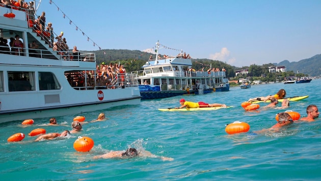 The Wörthersee boat trip is also included in the swimming day. (Bild: Rojsek-Wiedergut Uta/Krone Archiv)