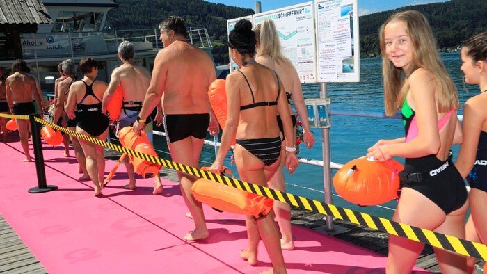 Die Teilnehmer sollen Schwimmhilfen mitnehmen.