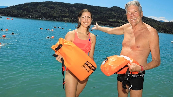 Landeshauptmann Peter Kaiser hat den Bewerb „Schwimmen statt Baden“ erfunden.