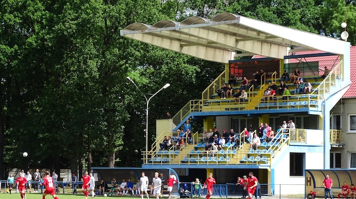 Alex Matzka (above) is out and about with his camera every weekend, loves curious stadiums like the one in Breclav. 