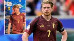 Kevin De Bruyne war richtig genervt. (Bild: AFP/INA FASSBENDER, twitter.com/eurofootcom)