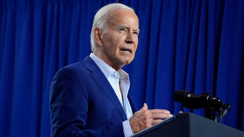Präsident Joe Biden kritisiert den Supreme Court: „Niemand steht über dem Gesetz.“ (Bild: APA/AP)