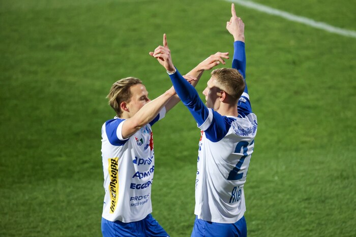 In Hartberg, "Rako" also celebrated with Lukas Ried. Now they both play in Oberwart.