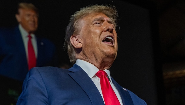 Donald Trump saját bevallása szerint egy napra "diktátor" akar lenni. (Bild: Getty Images/SPENCER PLATT)