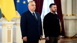 Ungarns Regierungschef Viktor Orbán traf als derzeit amtierender EU-Ratsvorsitzender mit dem ukrainischen Präsidenten Wolodymyr Selenskyj in Kiew zusammen. (Bild: MTVA - Media Service Support and Asset Management Fund)