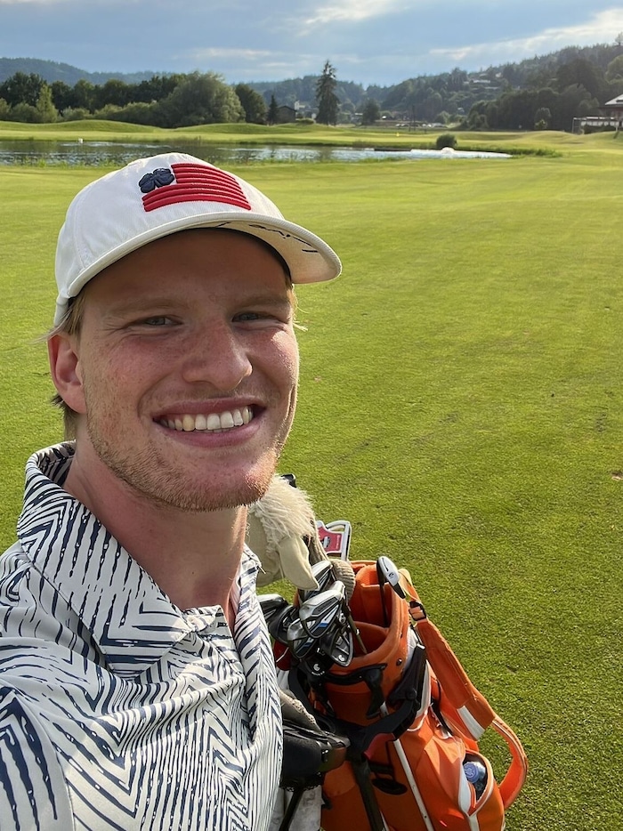 In seiner Freizeit ist Thimo Nickl gerne am Golfplatz.