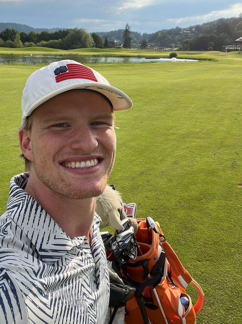 In seiner Freizeit ist Thimo Nickl gerne am Golfplatz. (Bild: ZVG)